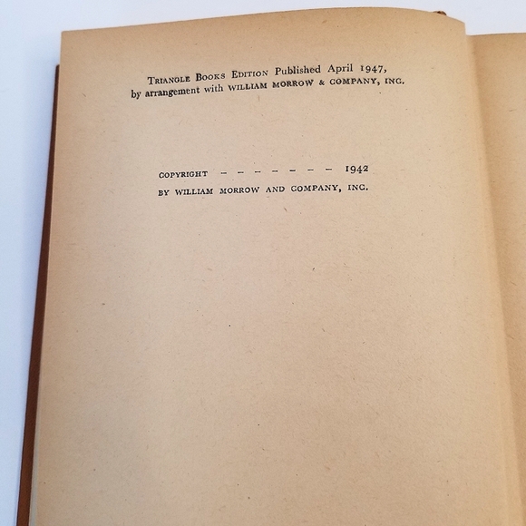 Owls Don't Blink by A.A. Fair- Triangle Books Edition 1947 - Picture 3 of 7